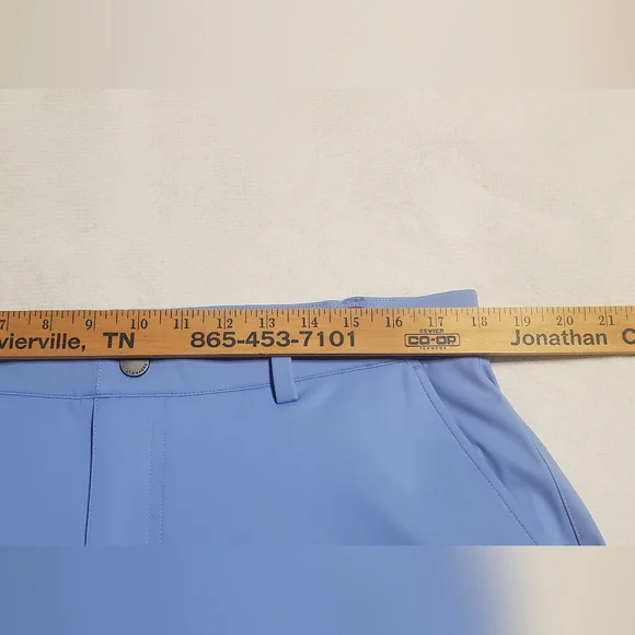 Men's Redvanly Light  Blue Pull-on Performance Shorts With Zipper. Sz XL NWOT - Picture 5 of 8